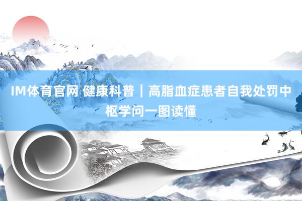 IM体育官网 健康科普｜高脂血症患者自我处罚中枢学问一图读懂